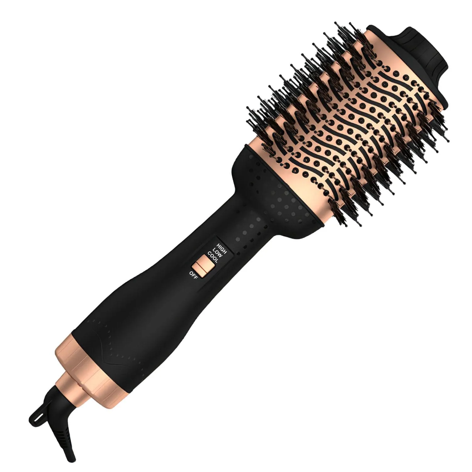 4-in-1 Hari Dryer Brush Curling Styler Volumizer Straightener Negative Ion Anti-Frizz