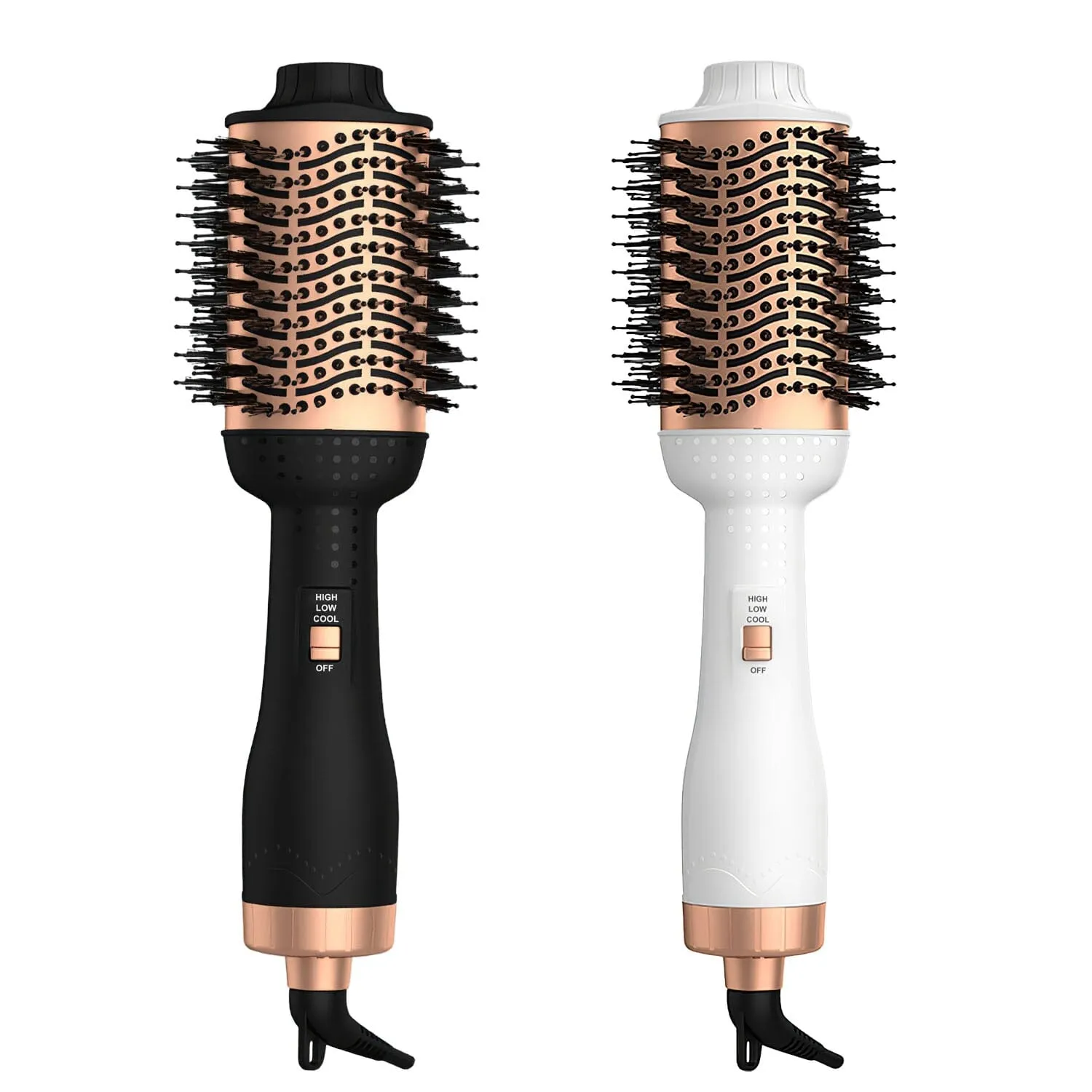 4-in-1 Hari Dryer Brush Curling Styler Volumizer Straightener Negative Ion Anti-Frizz