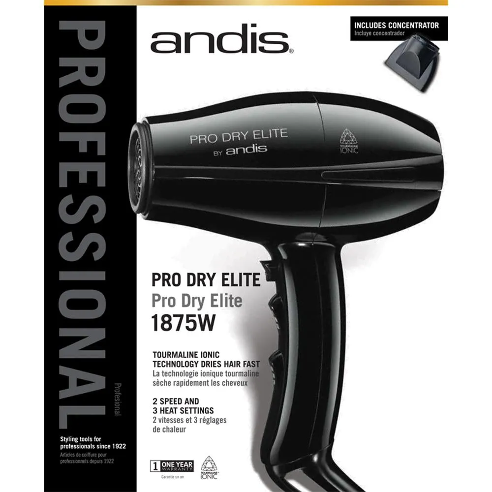 Andis Company Pro Dry Elite Tourmaline Dryer