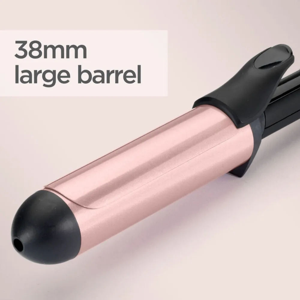 BaByliss Rose Quartz 38mm Curling Tong 2453U