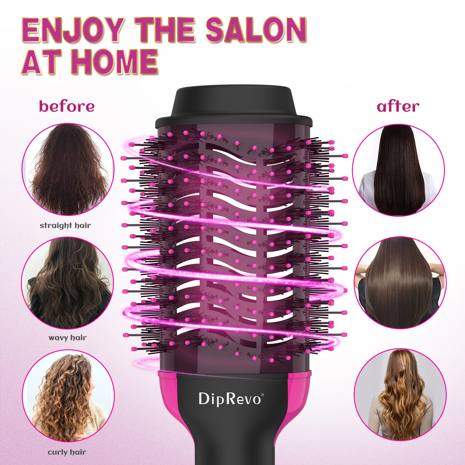 DipRevo® Hair Dryer Brush