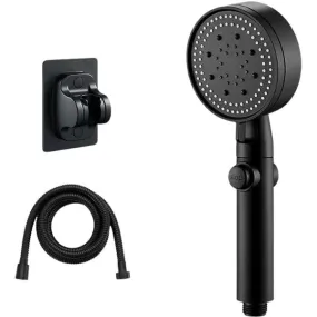 High Pressure Handheld Shower Head 5 Spray Modes with Hose and Adjustable Angle Bracket Bn-link