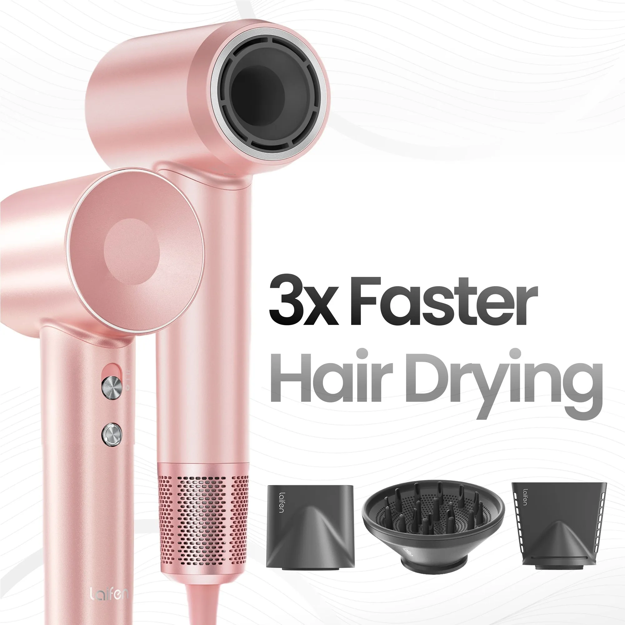 Laifen Swift Special · High-speed hair dryer (3 nozzles)