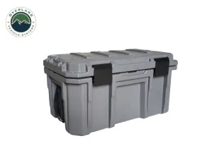 Overland Vehicle Systems D.B.S.  - Dark Grey 53 QT Dry Box with Wheels, Drain, and Bottle Opener | Universal