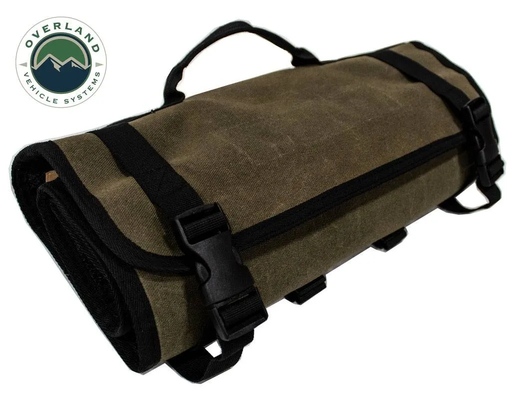 Overland Vehicle Systems Rolled Bag First Aid - #16 Waxed Canvas | Universal