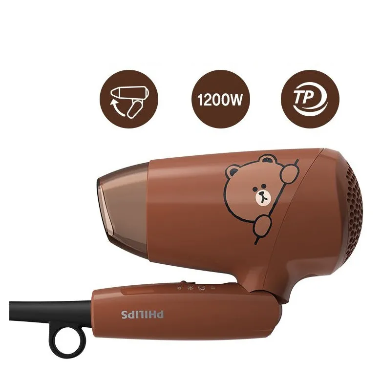 Philips BHC010 Essential Care Compact Hair Dryer / LINE FRIENDS Edition