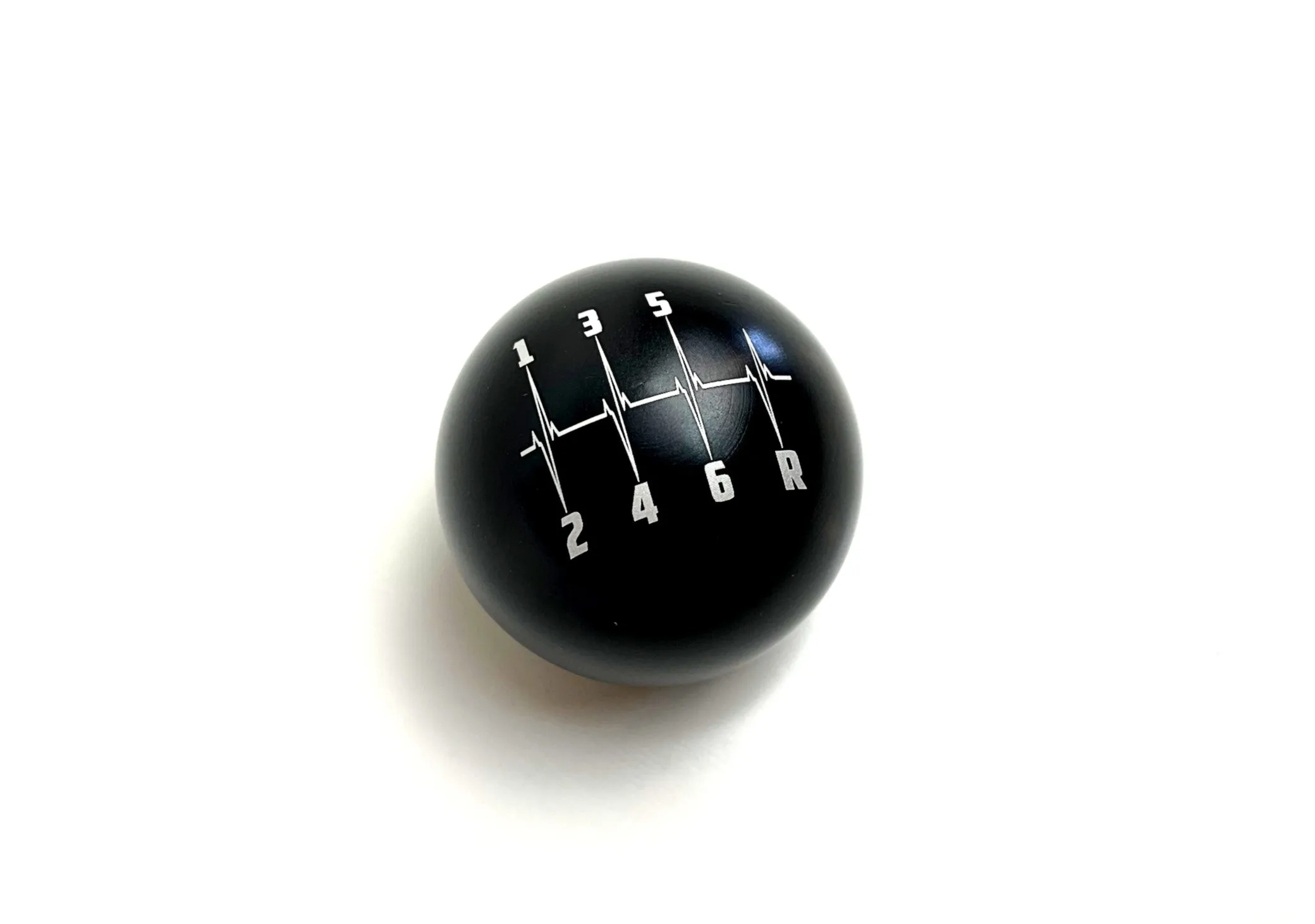 Round Aluminum Shift Knob – Heartbeat Design